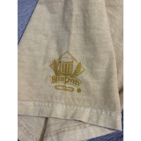 “Beer Is My Superpower But My Wife Is My Kryptonite" Beer Dyed Shirt - Men Large - Picture 4 of 10